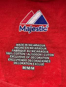 MAJESTIC GRAPHIC TEE SPORTY RED ΑΝΤΡΙΚΟ PRE OWNED M