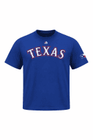 MAJESTIC GRAPHIC TEE TEXAS BLUE ΑΝΤΡΙΚΟ PRE OWNED XL