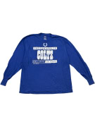Majestic Indianapolis Colts Maglia a maniche lunghe con logo Blu Unisex XL