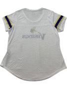 MAJESTIC T SHIRT GRAFICA SPORTSWEAR BIANCO DONNA PRE OWNED XXL