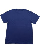 Majestic MLB Tampa Bay Rays T-Shirt Big Logo Blu UNISEX