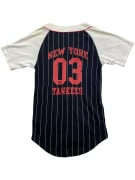 MAJESTIC NEW YORK YANKEES BASEBALL JERSEY VINTAGE LOGO ΜΑΥΡΟ/ΛΕΥΚΟ UNISEX XS