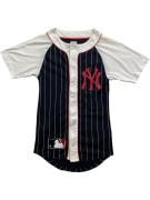 MAJESTIC NEW YORK YANKEES BASEBALL JERSEY VINTAGE LOGO ΜΑΥΡΟ/ΛΕΥΚΟ UNISEX XS