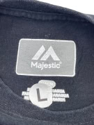 Majestic T-Shirt Big Logo Μαύρο UNISEX L