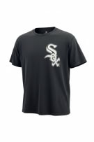 MAJESTIC CHICAGO WHITE SOX T-shirt Logo Black UNISEX L pre-owned