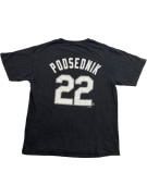 MAJESTIC CHICAGO WHITE SOX T-shirt Logo Black UNISEX L pre-owned