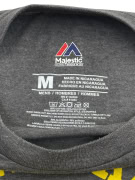 MAJESTIC T-shirt INDIANA PACERS VINTAGE STYLE Logo Grey UNISEX M pre-owned