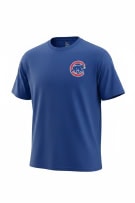 Majestic T-Shirt Logo Blue UNISEX XL