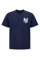 MAJESTIC T SHIRT MINIMAL NAVY UNISEX PRE OWNED 2XL