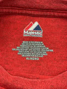 MAJESTIC T SHIRT SPORTSWEAR ΚΟΚΚΙΝΟ ΑΝΤΡΙΚΟ PRE OWNED XL