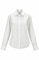 BROOKS BROTHERS CAMICIA MINIMAL OFF WHITE DONNA PRE OWNED M