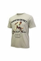 MANHATTAN DISTRICT T SHIRT GRAPHIC CREAM UOMO PRE OWNED XL