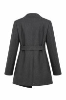 MARC CAIN CAPPOTTO90S MINIMAL GRIGIO DONNA PRE OWNED XL