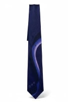 MARCO LAURENTI ΓΡΑΒΑΤΑ GRAPHIC NAVY ΑΝΤΡΙΚΟ PRE OWNED
