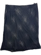MARELLA SHIMMER MID-LENGTH SKIRT BLACK WOMEN'S S