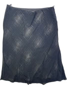 MARELLA SHIMMER MID-LENGTH SKIRT BLACK WOMEN'S S