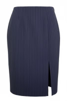 MARELLA ΦΟΥΣΤΑ PINSTRIPE ΜΠΛΕ ΣΚΟΥΡΟ ΓΥΝΑΙΚΕΙΑ S