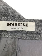 MARELLA GONNA VINTAGE A SPINA DI PESCE GRIGIA DA DONNA L