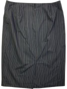 MARELLA GONNA VINTAGE GESSATA NERA DA DONNA L