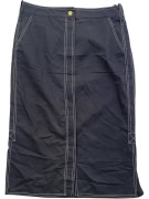 MARELLA MIDI ΦΟΥΣΤΑ VINTAGE ΜΕ ΑΝΤΙΘΕΤΕΣ ΡΑΦΕΣ ΜΑΥΡΟ ΓΥΝΑΙΚΕΙΟ M