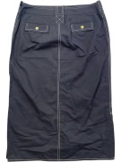 MARELLA MIDI ΦΟΥΣΤΑ VINTAGE ΜΕ ΑΝΤΙΘΕΤΕΣ ΡΑΦΕΣ ΜΑΥΡΟ ΓΥΝΑΙΚΕΙΟ M