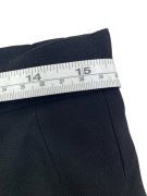 MARINA RINALDI VINTAGE SKIRT BACK ZIP BLACK WOMEN'S L