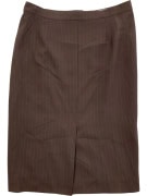 MARINA RINALDI ΦΟΥΣΤΑ VINTAGE PINSTRIPE ΚΑΦΕ ΓΥΝΑΙΚΕΙΑ L