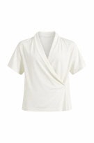 MARINA RINALDI ΜΠΛΟΥΖΑ WRAP OFF WHITE ΓΥΝΑΙΚΕΙΟ PRE OWNED M