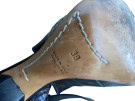 MARIO RIZZI SANDALI MINIMAL NERO DONNA PRE OWNED EU 38