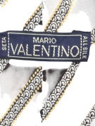 MARIO VALENTINO ΓΡΑΒΑΤΑ CLASSIC ΜΑΥΡΗ ΑΝΤΡΙΚΗ PRE OWNED