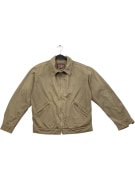 Giacca Marlboro Classics beige con zip vintage da uomo L