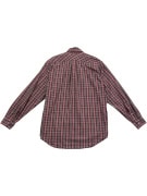 MARLBORO CLASSICS VINTAGE CHECK SHIRT BURGUNDY / RED MENS M