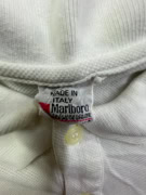 MARLBORO Polo Μπλούζα Casual Vintage Λογότυπο Λευκό Ανδρικό S