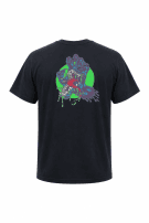 RARE 2010 SANTA CRUZ MARVEL COMICS GRAPHIC TEE BLACK MEN PRE OWNED L