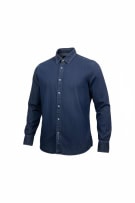 MASSIMO DUTTI DENIM SHIRT VINTAGE STYLE BLUE MEN'S L