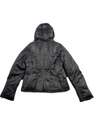 Massimo Rebecchi Piumino vintage con pelliccia nero da donna 46 (S)