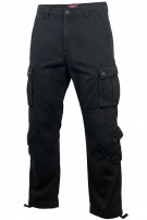 MATCH CARGO PANTS UTILITY BLACK MEN PRE OWNED M