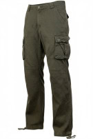 MATCHSTICK PANTALONI CARGO UTILITY VERDE OLIVA UOMO PRE OWNED L