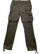 MATCHSTICK PANTALONI CARGO UTILITY VERDE OLIVA UOMO PRE OWNED L