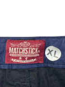MATCHSTICK PANTALONI CARGO UTILITY NERO UOMO PRE OWNED XL