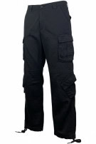 MATCHSTICK PANTALONI CARGO UTILITY NERO UOMO PRE OWNED XL