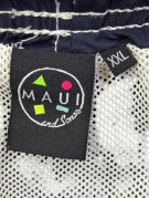 MAUI AND SONS SWIM SHORTS SPORTSWEAR NAVY MEN PRE OWNED XXL