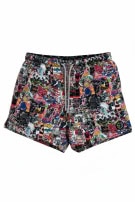 MAUI AND SONS SWIM SHORTS GRAPHIC MULTICOLOR UNISEX PRE OWNED S