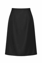 MAX MARA MIDI SKIRT CLASSIC BLACK WOMEN PRE OWNED M