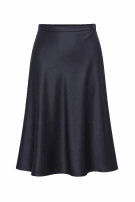 MAX MARA MIDI SKIRT CLASSIC BLACK WOMEN PRE OWNED M