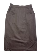 Max Mara Brown Wool Pencil Skirt Women’s Size M