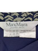 MAX MARA MAXI ΦΟΥΣΤΑ SILK ΑΦΗ PRINT ΜΠΛΕ/KHAKI ΓΥΝΑΙΚΕΙΑ XS