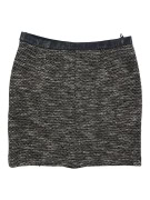 MAX&Co. Φούστα Vintage Μοτίβο Tweed Μαύρο-Λευκό Γυναικεία L