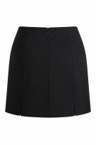 MAXX CO MINI SKIRT MINIMAL BLACK WOMEN PRE OWNED S