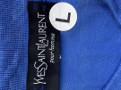 YSL POLO SHIRT MINIMAL BLU UOMO PRE OWNED L